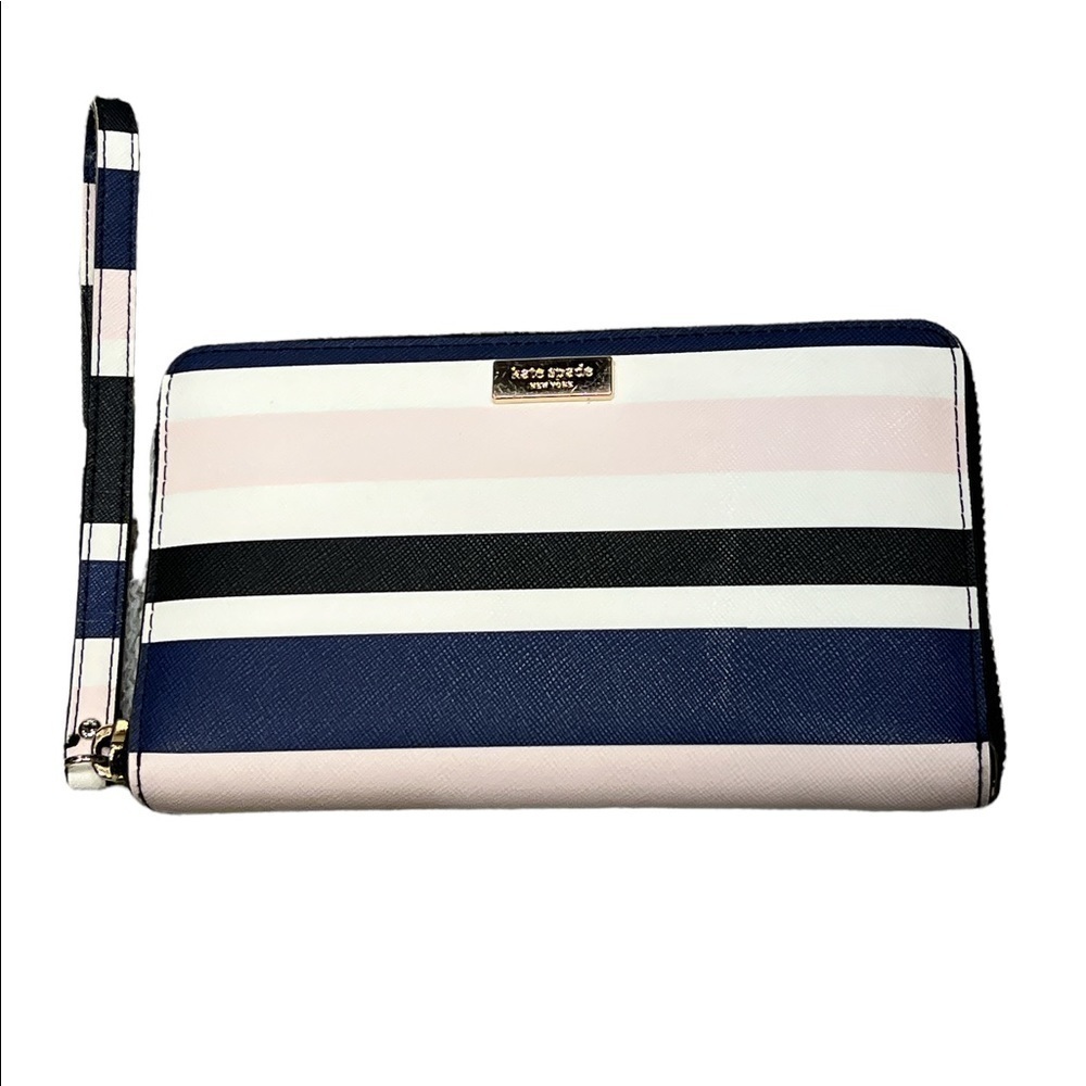 Kate Spade Grant Street Grainy Vinyl Ned’s Wristlet Wallet